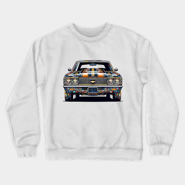 Chevrolet Chevelle Crewneck Sweatshirt by Vehicles-Art